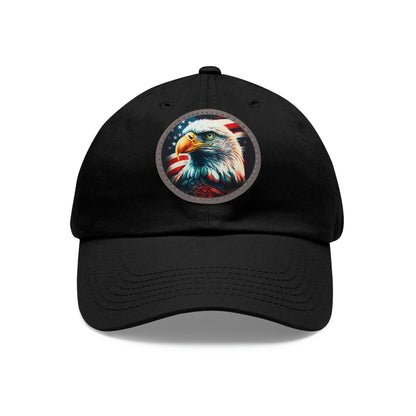 Eagle Hat with Leather Patch