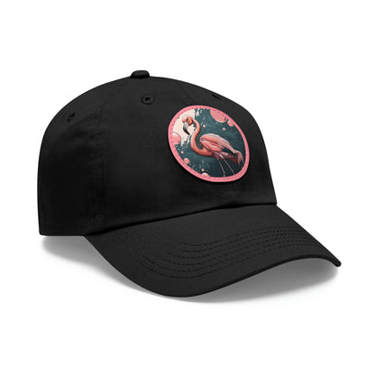 Flamingo Hat with Leather Patch