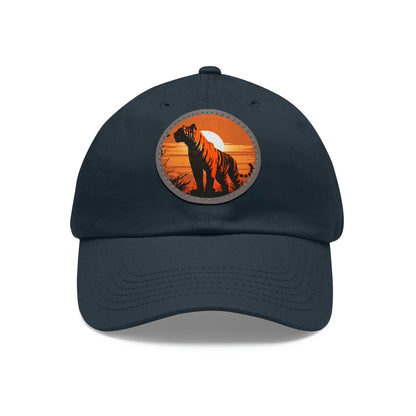 Tiger Hat with Leather Patch